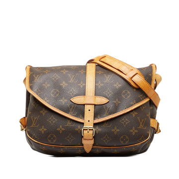 LOUIS VUITTON Monogram Saumur 30 Crossbody Bag