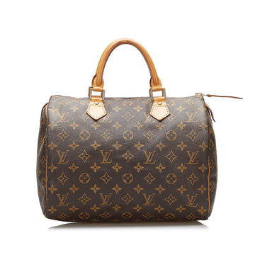 LOUIS VUITTON Monogram Speedy 30 Boston Bag