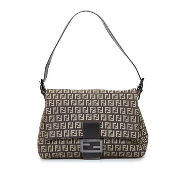 FENDI Zucchino Mamma Forever Shoulder Bag