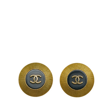 CHANEL CC Clip On Earrings Costume Earrings