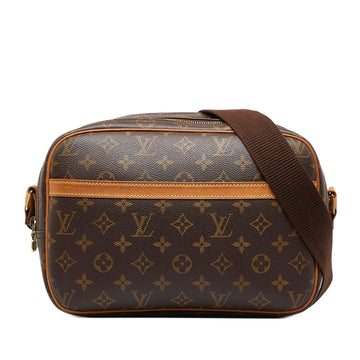 LOUIS VUITTON Monogram Reporter PM Crossbody Bag