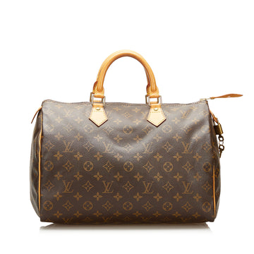 Louis Vuitton Monogram Speedy 35 Boston Bag