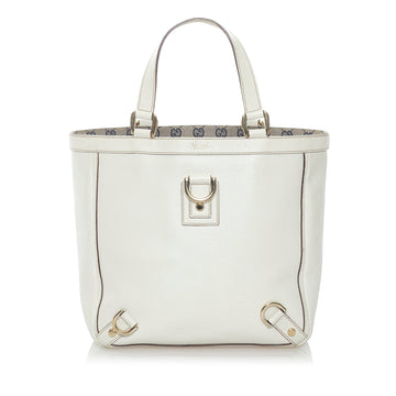 Gucci Abbey-D Ring Leather Tote Tote Bag