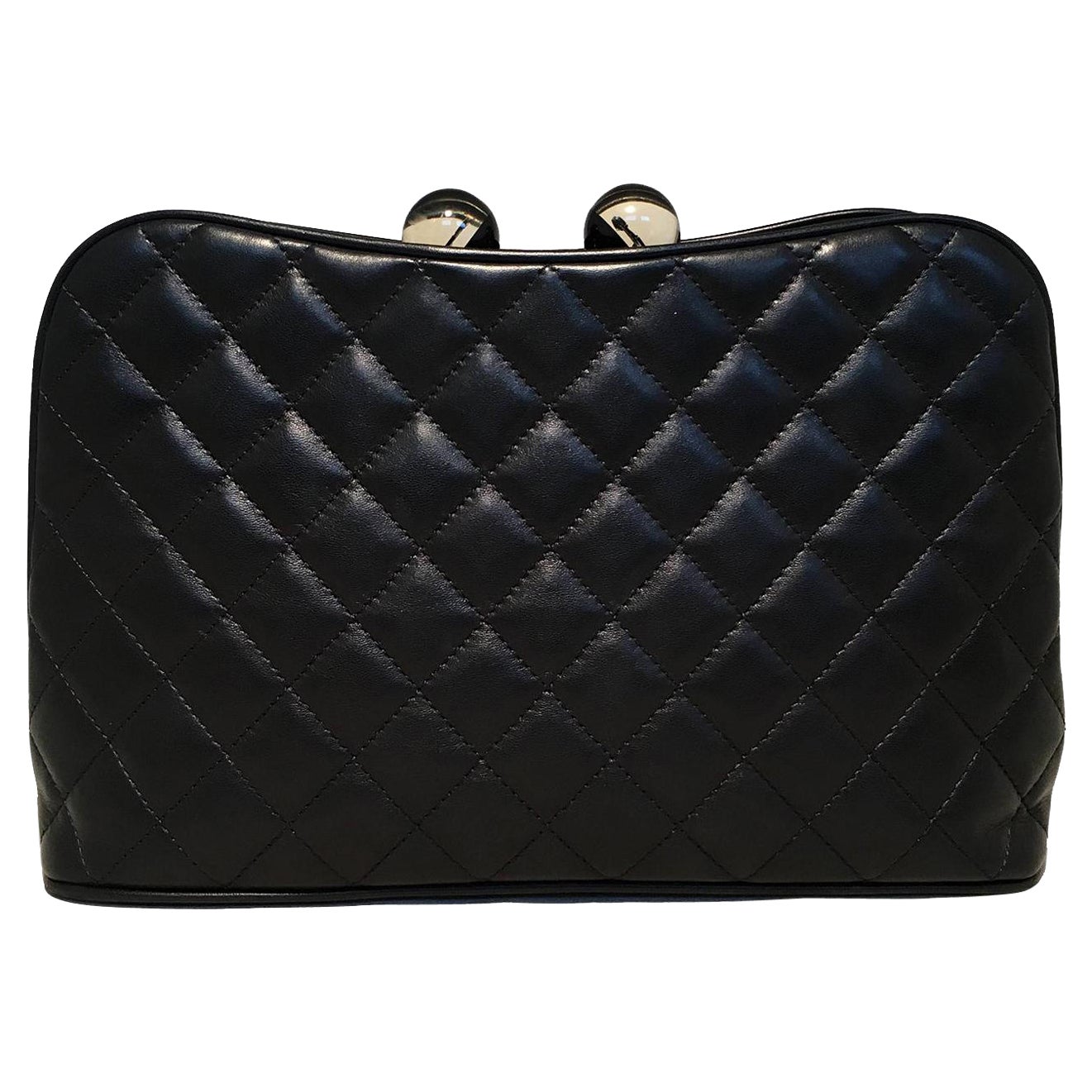 Chanel store kisslock clutch