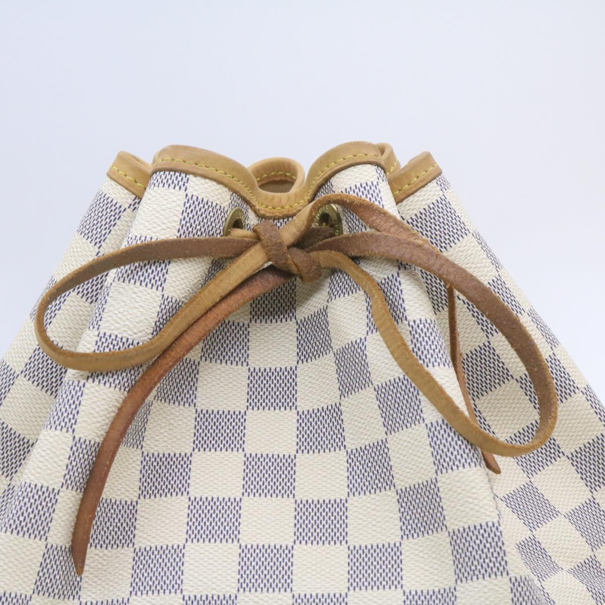 LOUIS VUITTON Damier Azur Noe Shoulder Bag N42222 LV Auth 19982