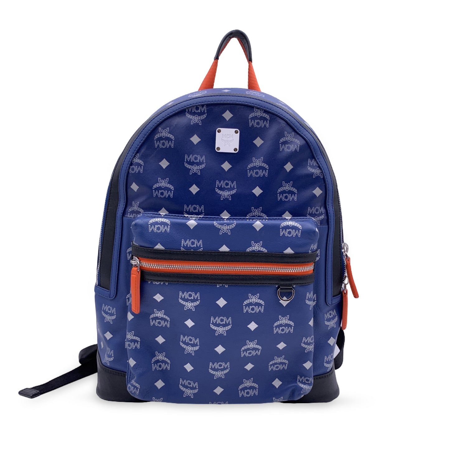 Mcm resnick shop nylon backpack