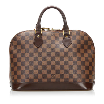 Louis Vuitton Damier Ebene Alma MM Handbag