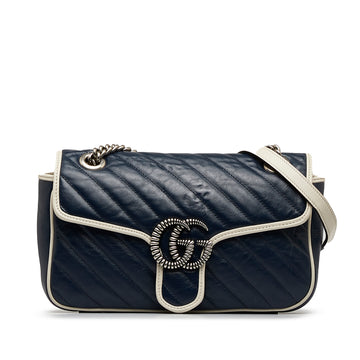 GUCCI Small GG Marmont Matelasse Crossbody Bag