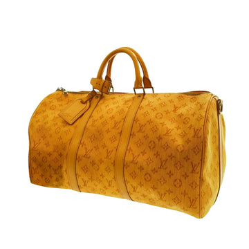 Louis Vuitton Monogram Denim Keepall Bandouliere 50 Travel Bag