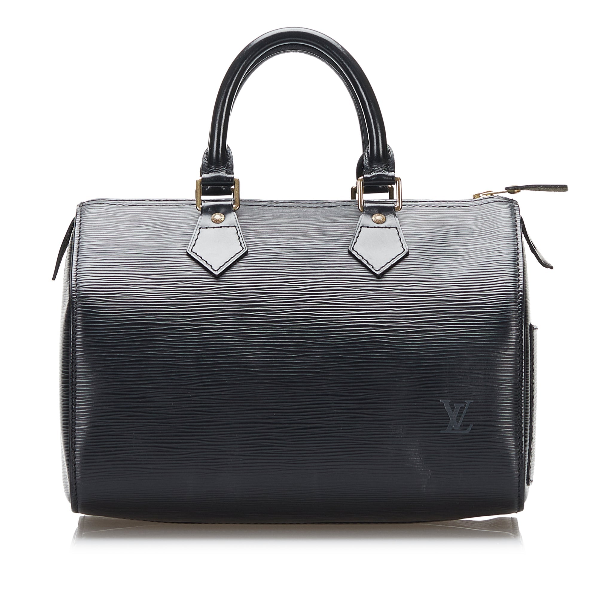 LOUIS VUITTON Epi Speedy 25 Black