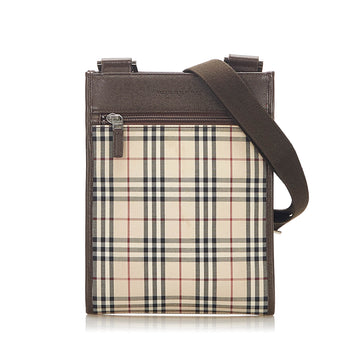 Burberry House Check Canvas Crossbody Bag