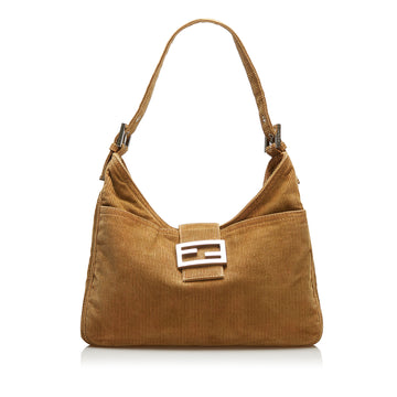 Fendi Corduroy Shoulder Bag