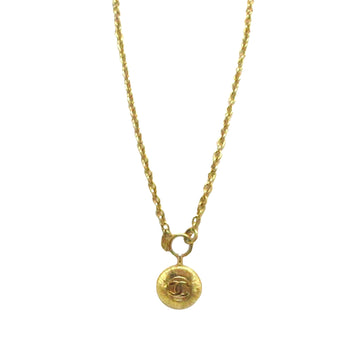 CHANEL CC Pendant Necklace Costume Necklace