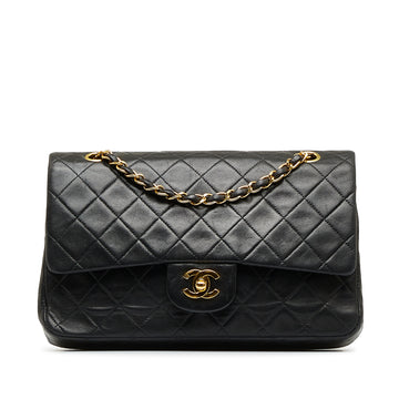 CHANEL Medium Classic Lambskin Double Flap Shoulder Bag