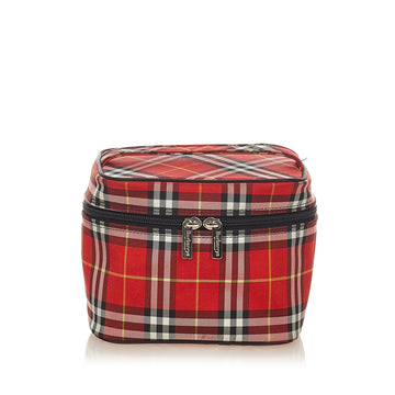 Burberry House Check Canvas Vanity Bag