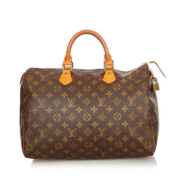 Louis Vuitton Monogram Speedy 35 Boston Bag