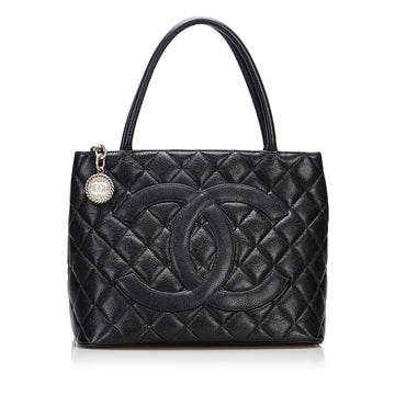 Chanel Caviar Medallion Tote Tote Bag