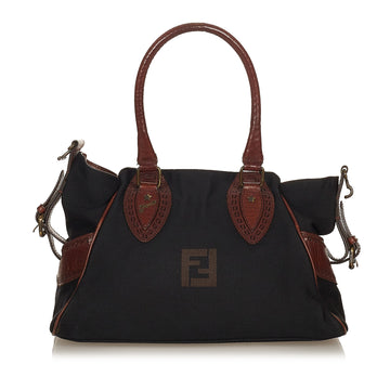 Fendi Etniko Canvas Handbag