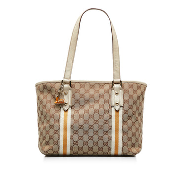 GUCCI GG Canvas Jolicoeur Tote Bag