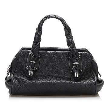 Chanel Matelasse Lady Braid Bowler Handbag