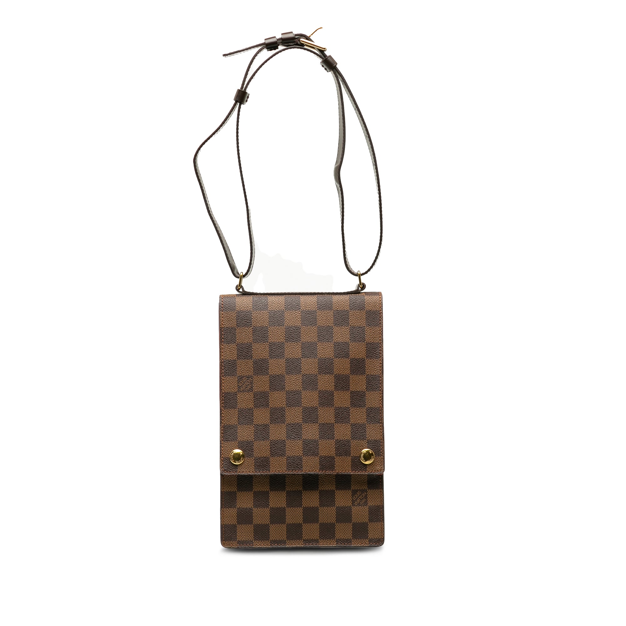 LOUIS VUITTON Damier Ebene Portobello Crossbody Bag