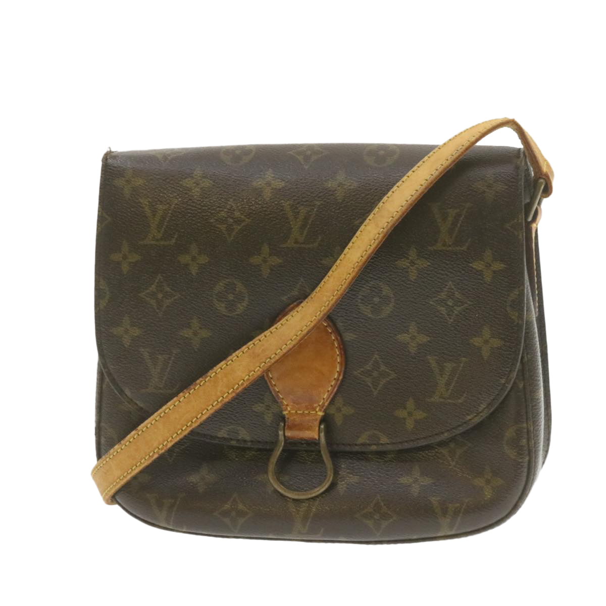 Louis Vuitton - Authenticated Saint Cloud Handbag - Cloth Brown for Women, Good Condition