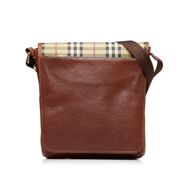 BURBERRY Haymarket Check Crossbody Crossbody Bag