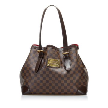 Louis Vuitton Damier Ebene Hampstead MM Handbag