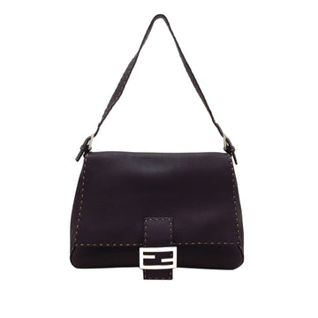 FENDI Leather Selleria Mamma Forever Shoulder Bag