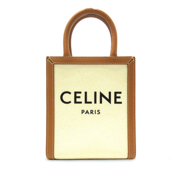 CELINE Mini Canvas Vertical Cabas Satchel