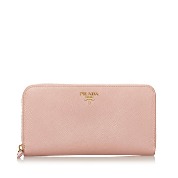 PRADA Saffiano Leather Long Wallet Long Wallets