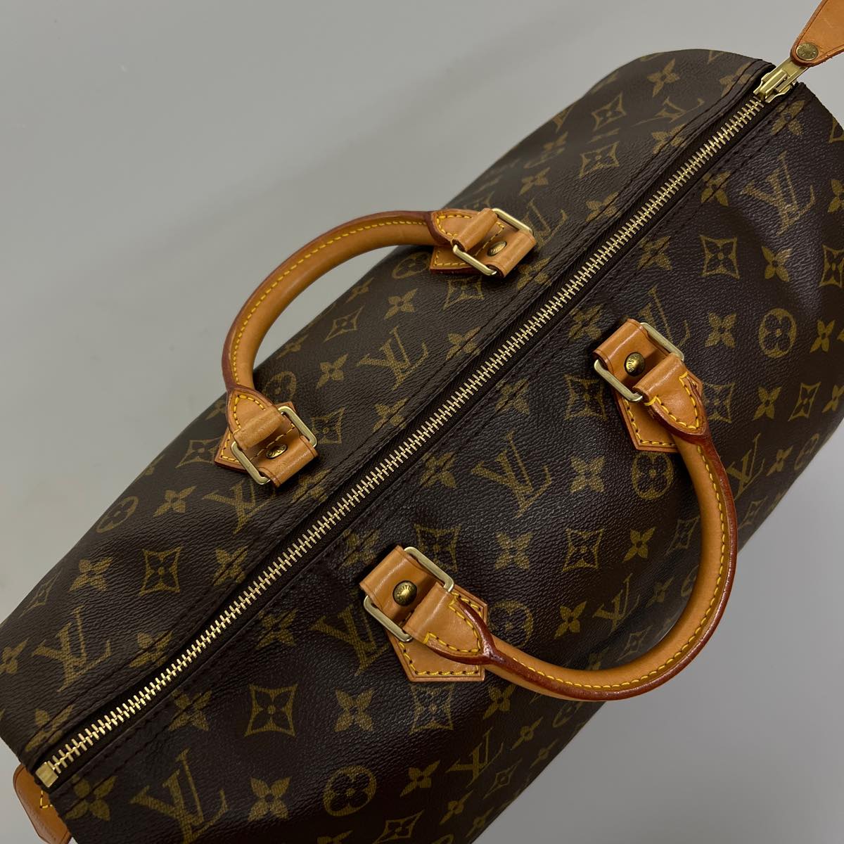 Louis Vuitton Monogram Speedy 40 - Brown Handle Bags, Handbags - LOU767479