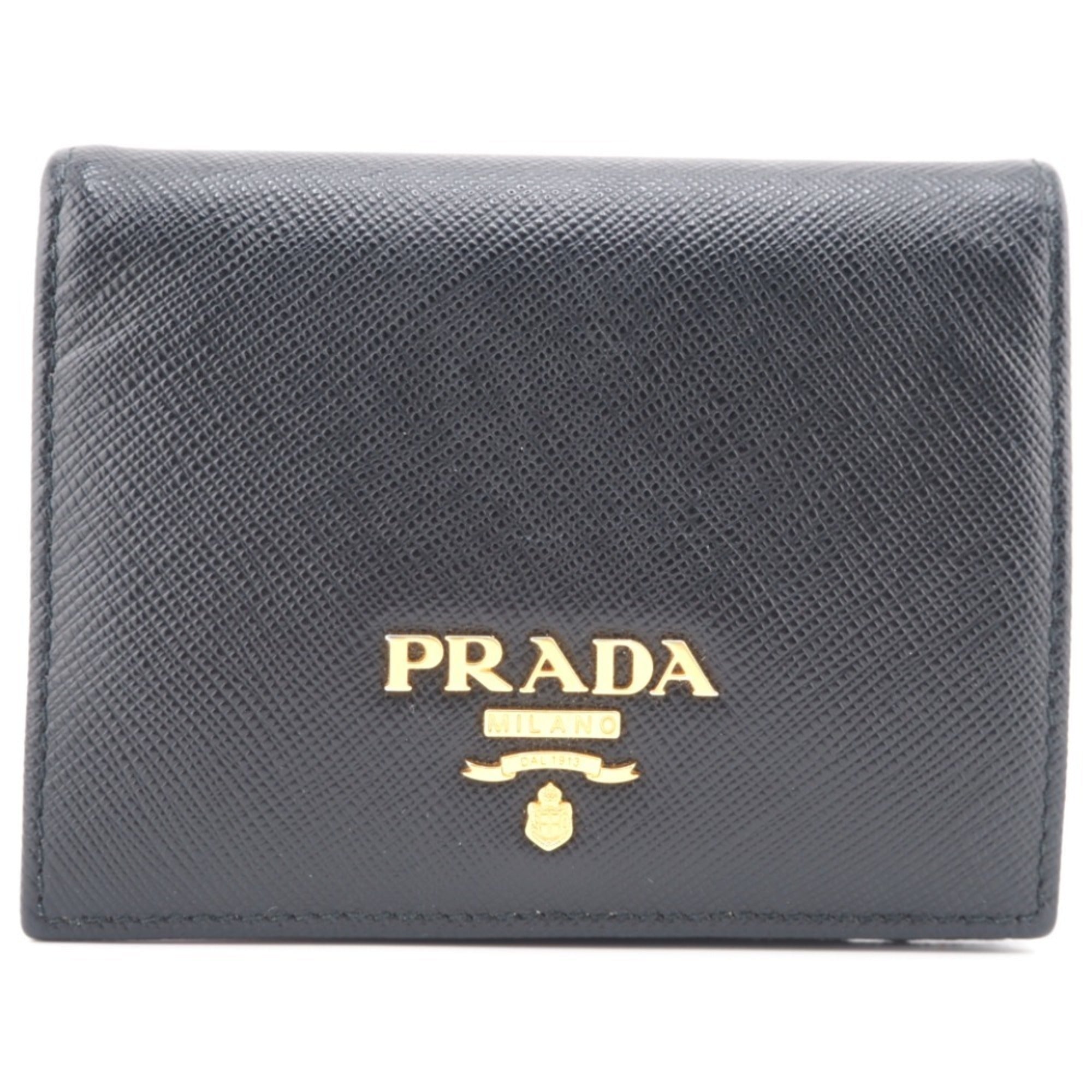 Prada saffiano 2024 bifold wallet