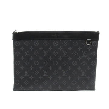 LOUIS VUITTON Pochette Discovery Black Monogram eclipse PVC coated canvas M62291