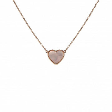 Van Cleef & Arpels Lucky Alhambra Heart Motif Necklace/Pendant K18PG Pink Gold