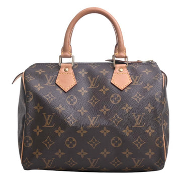 LOUIS VUITTON Monogram Speedy 25 Handbag Boston Bag M41528 Brown Women's