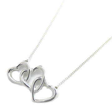 TIFFANY&CO Triple Open Heart Necklace Necklace Silver Silver925 Silver
