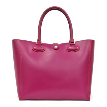 Loewe Leo leather tote shoulder bag pink ladies