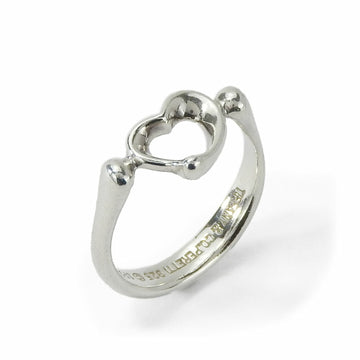 TIFFANY Ring Open Heart Approx. 2.5g 925 Silver Elsa Peretti Women's ＆Co. jewelry accessories ring