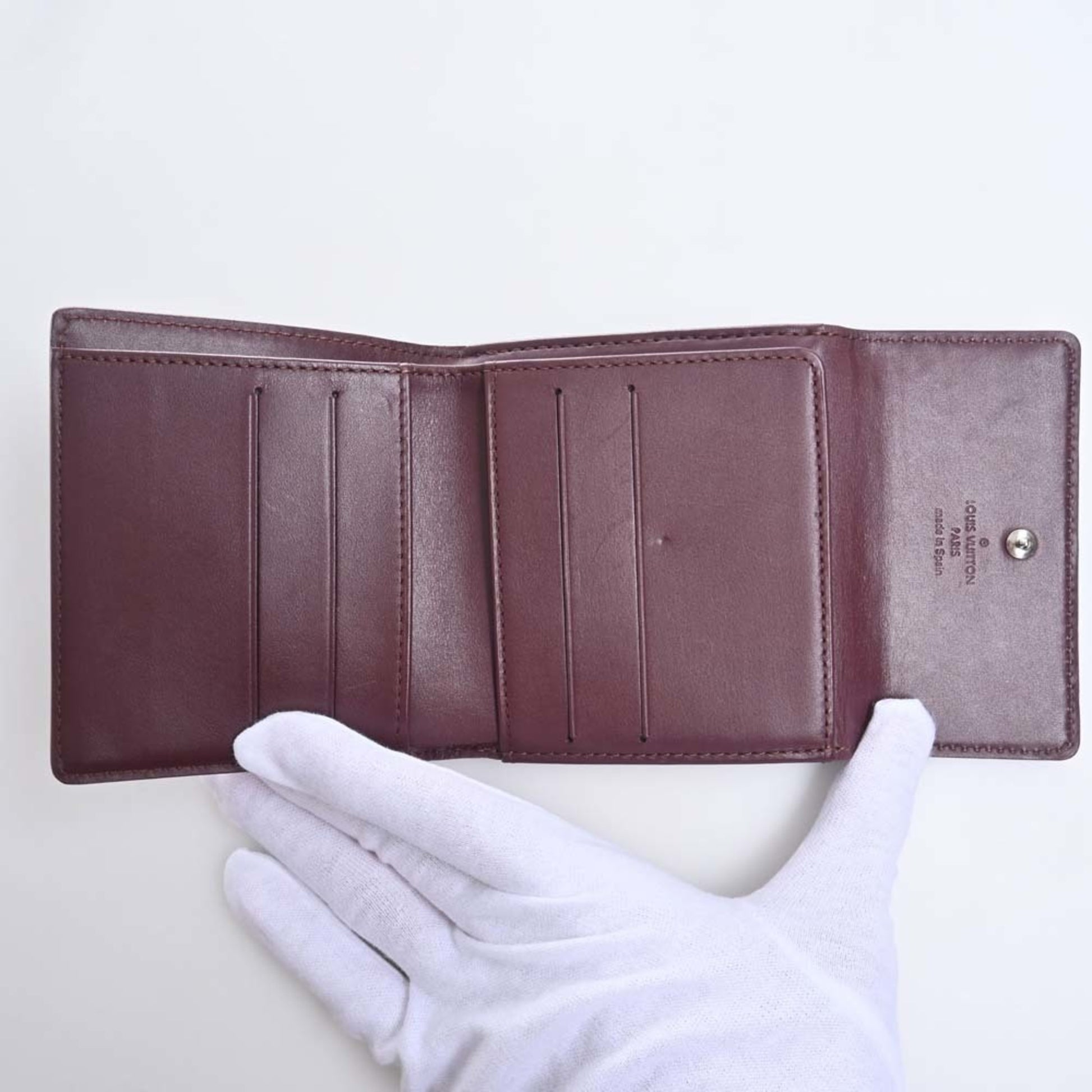 LOUIS VUITTON Tri-fold wallet M63489 Portonet Bie Cartes Crédit