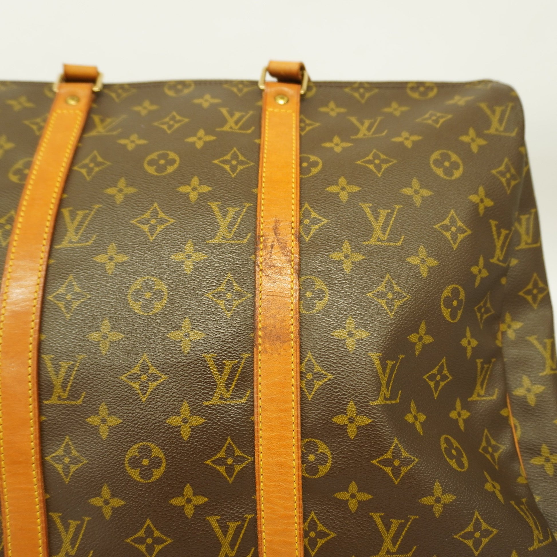 Auth Louis Vuitton Monogram Flanelly 45 M51115 Men,Women,Unisex Boston Bag