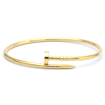 CARTIER Juste Un Clou Pink Gold [18K] No Stone Bangle Pink Gold