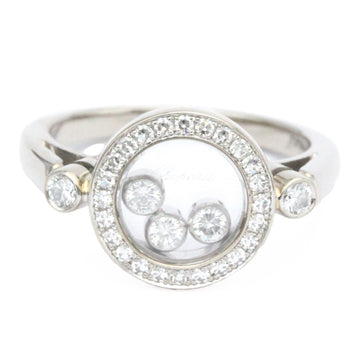 CHOPARD Happy Diamonds 82/3957 White Gold [18K] Fashion Diamond Band Ring Silver