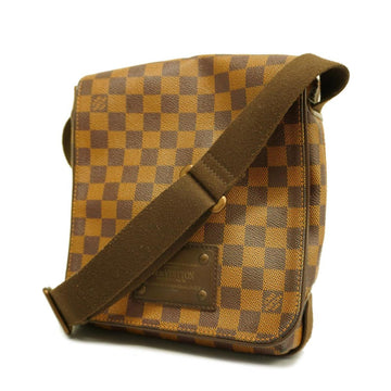 LOUIS VUITTON Shoulder Bag Damier Brooklyn PM N51210 Brown Ladies