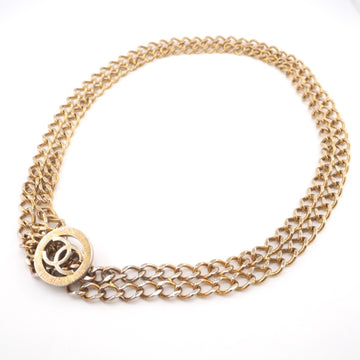 CHANEL Chain Belt Coco Mark Gold Unisex