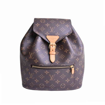 Louis Vuitton Monogram Montsuri MM Rucksack Brown PVC