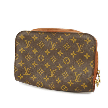 LOUIS VUITTON Clutch Bag Monogram Orsay M51790 Brown Men's