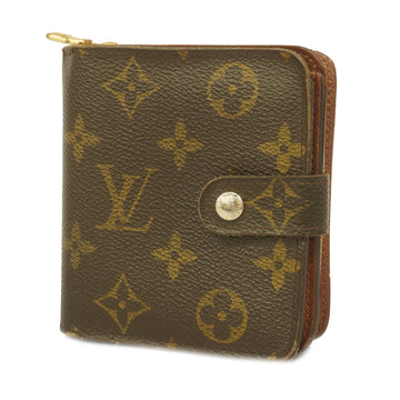 LOUIS VUITTONAuth  Monogram Compact Zip M61667 Women's Wallet [bi-fold]