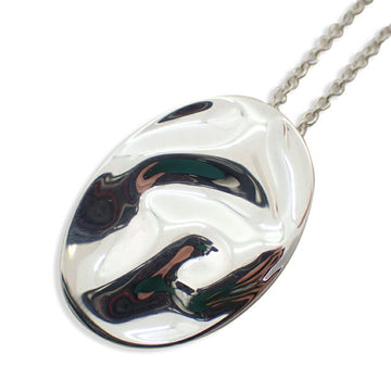 TIFFANY 925 oval pendant necklace