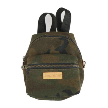 LOUIS VUITTON Apollo Backpack Nano Supreme Collaboration Pouch M44201 Canvas Leather Dark Olive Mini Luk Bag Charm